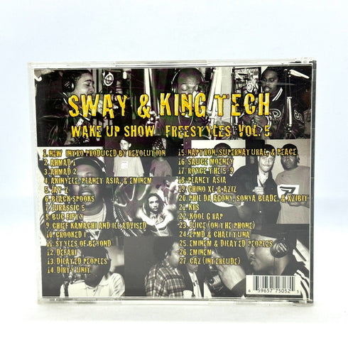 Sway & King Tech Wake Up Show Freestyles Vol. 5 (Music CD Album) Eminem Hip-Hop