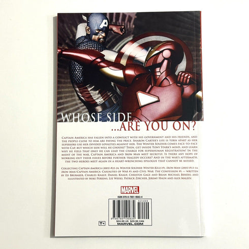 Marvel Civil War Trade Paperback Set Captain America Iron Man New Young Avengers