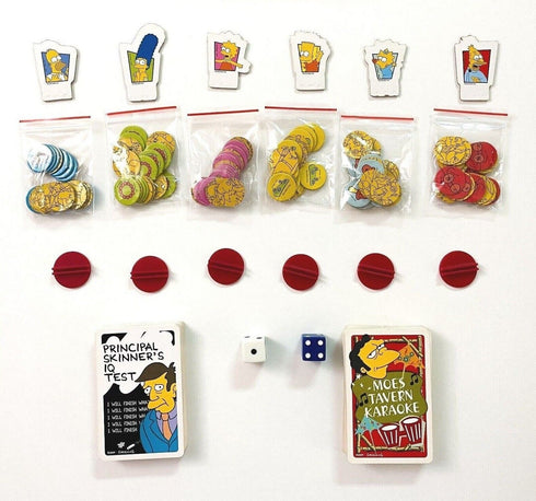 The Simpsons Board Game Springfield 2000 Vintage 99% Complete (Read Description)