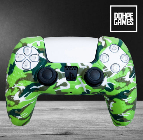 Green Camo PS5 Controller Skin