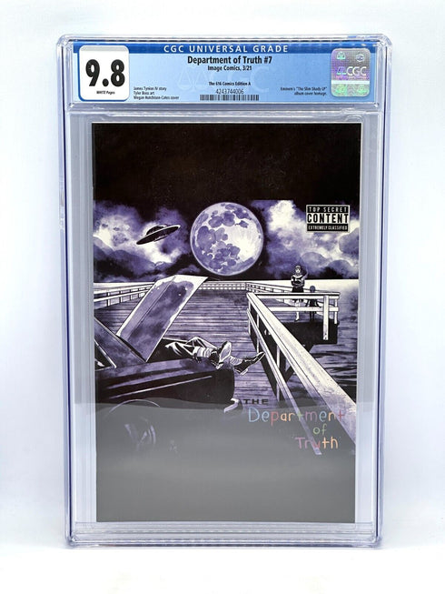 Eminem Homage Department of Truth 7 Comic CGC Graded 9.8 Hip Hop Variant