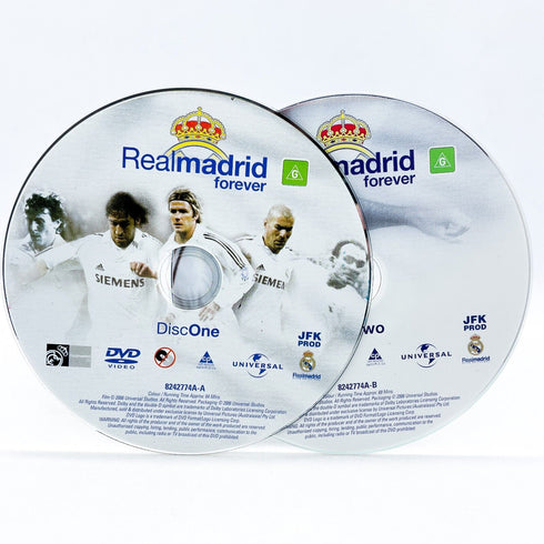 Real Madrid Forever (2006) Football Soccer DVD (Discs Only)