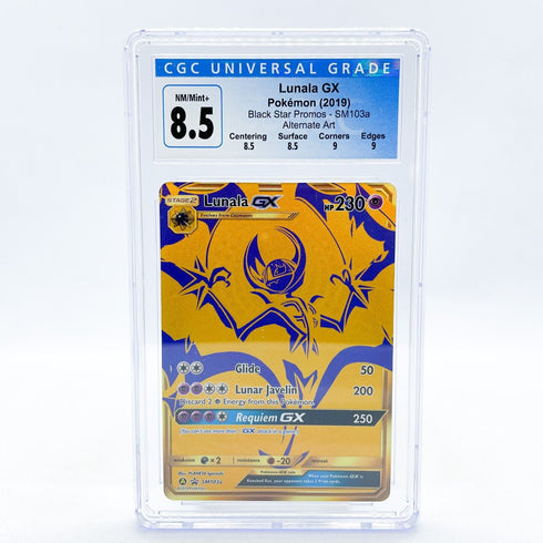 Lunala GX SM103a CGC 8.5 Pokemon Card Black Star Promo Alt Art PSA BGS CGA TCG