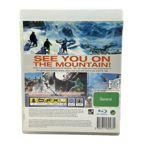 Shaun White Snowboarding - PlayStation 3 / PS3 Game