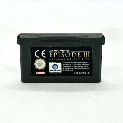 Star Wars Episode III: Revenge of the Sith - GBA Game Boy Advance Cartridge