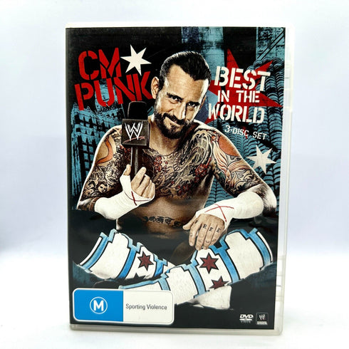 WWE CM Punk: Best in the World - 3 Disc Set - Wrestling DVD