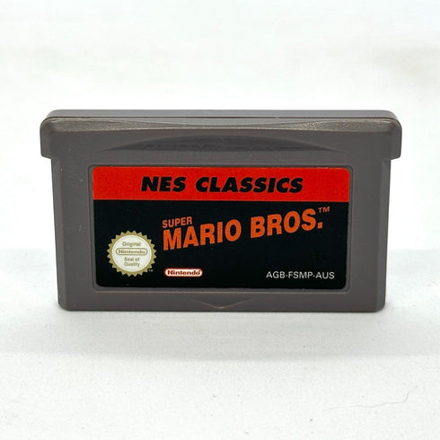 Super Mario Bros. NES Classics - GBA Game Boy Advance Cartridge