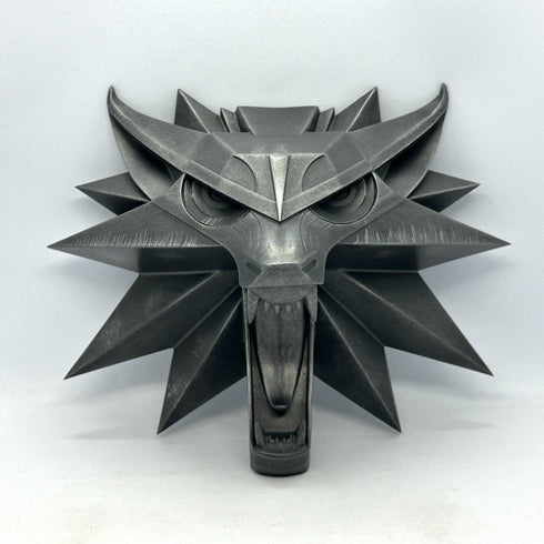 The Witcher III Wild Hunt Wolf Wall Sculpture Video Game Collectible Dark Horse