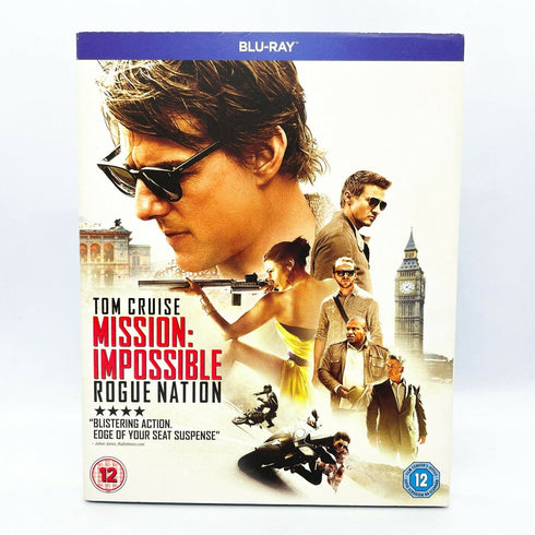 Mission Impossible: Rogue Nation, with SLIPCOVER Blu-Ray DVD Tom Cruise