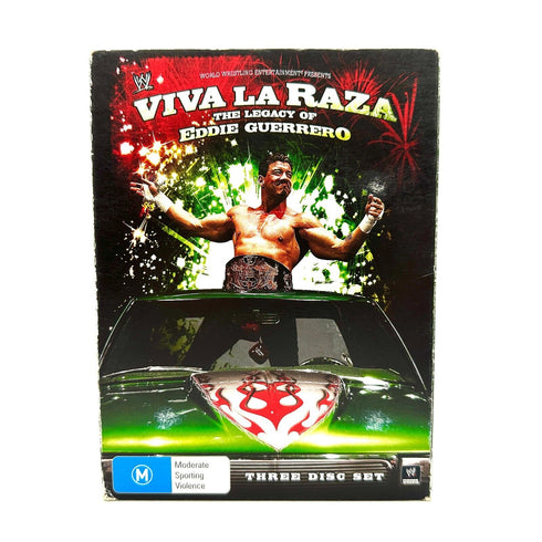 WWE Viva La Raza The Legacy of Eddie Guerrero - 3 Disc Set - Wrestling DVD