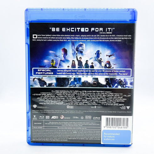 Ready Player One (2018) Blu-Ray DVD