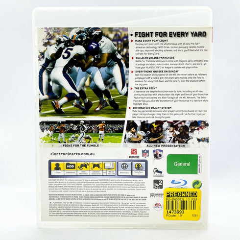 Madden NFL 10 - PlayStation 3 / PS3 Game