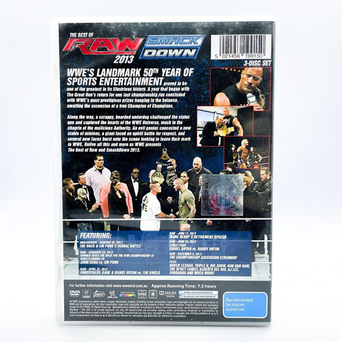 WWE The Best of Raw & SmackDown 2013 - Wrestling DVD