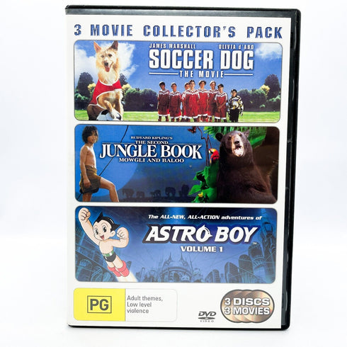 Soccer Dog / Second Jungle Book / Astro Boy Volume 1 - 3-Disc Set DVD
