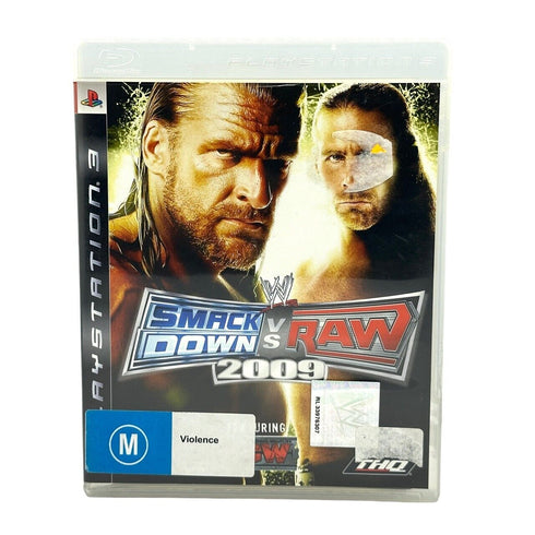 WWE SmackDown vs Raw 2009 - PlayStation 3 / PS3 Game