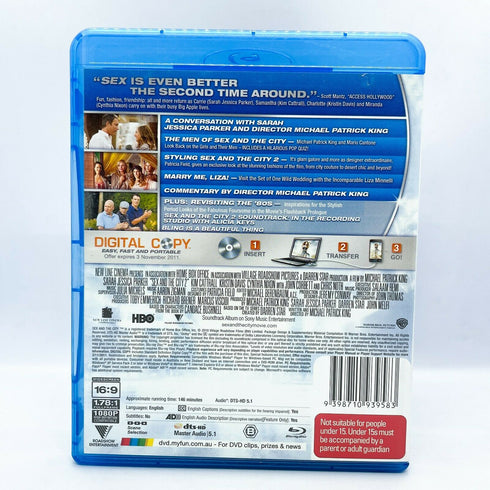 Sex and the City 2 - 2-Disc Blu-Ray DVD