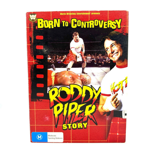 WWE Born to Controversy The Roddy Piper Story - 3 Disc Set - Wrestling DVD