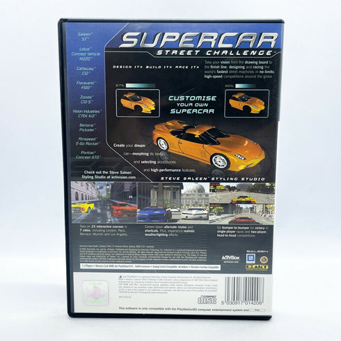 Supercar Street Challenge - PlayStation 2 / PS2 Game