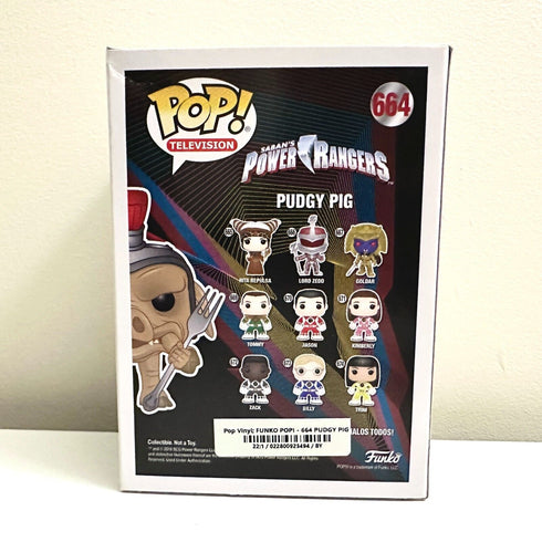 Pudgy Pig #664 Funko Pop Vinyl Power Rangers Figure (Boxed)