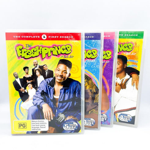 The Fresh Prince of Bel Air Seasons 1 2 3 4 DVD Set