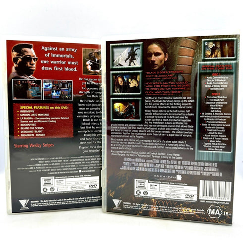 Blade & Blade 2 Box Set - Marvel DVD