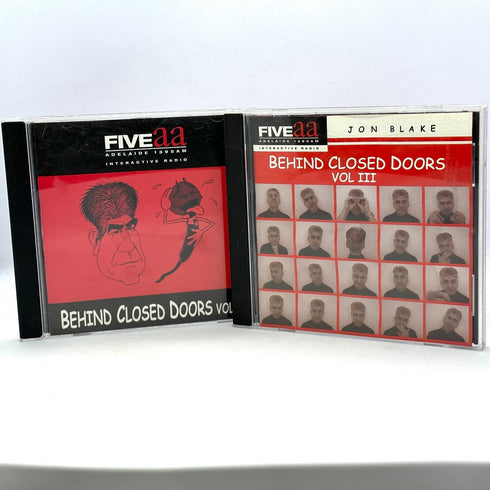 Five aa Adelaide 1395AM Behind Closed Doors Vol II & III CDs Jon Blake