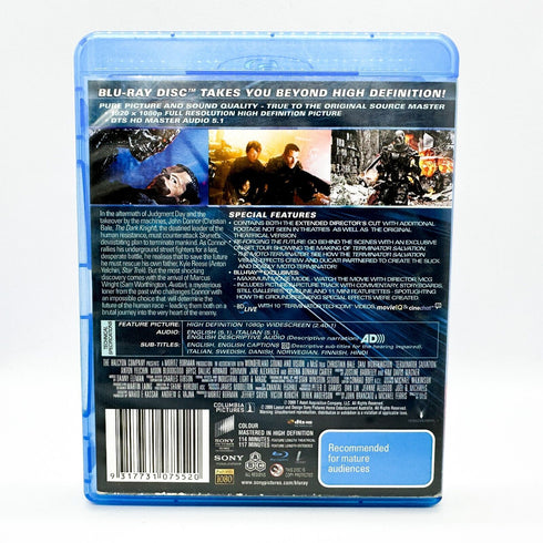 Terminator Salvation Director's Cut - Blu-Ray DVD