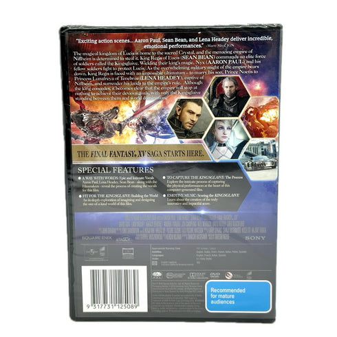 Kingsglaive: Final Fantasy XV - DVD - Brand New & Sealed