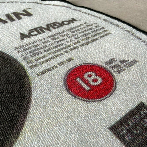 Wu-Tang Taste the Pain PlayStation 1 Game CD Disc Hip Hop Rug Circular Floor Mat