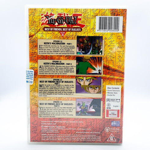 Yu-Gi-Oh! Volume 11 DVD Best of Friends Best of Duelists - Brand New and Sealed