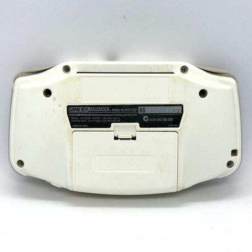 White GBA Game Boy Advance Console