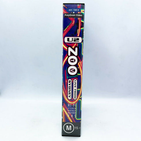 U2 VHS Video Set - ZooTV Live from Sydney, Australia and Popmart Mexico City