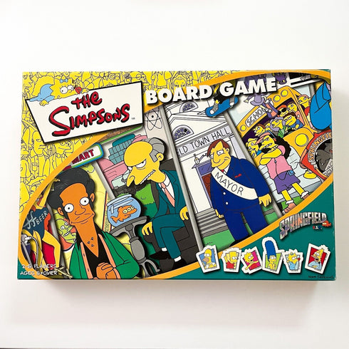 The Simpsons Board Game Springfield 2000 Vintage 99% Complete (Read Description)