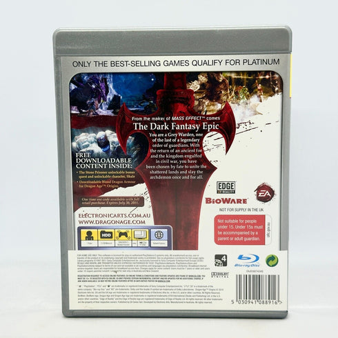 Dragon Age: Origins - PlayStation 3 / PS3 Game