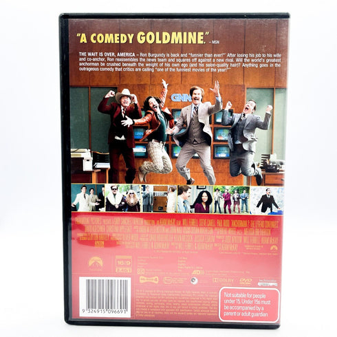 Anchorman 2: The Legend Continues (2014) DVD