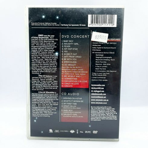 Beyonce Live at Wembley DVD (Includes Music CD)