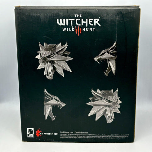 The Witcher III Wild Hunt Wolf Wall Sculpture Video Game Collectible Dark Horse