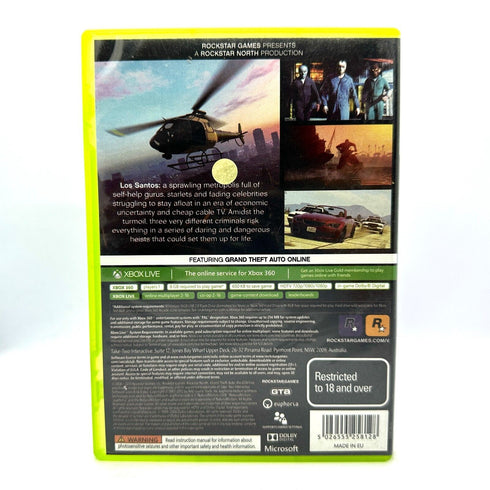 Grand Theft Auto V (GTA 5 Five) - Xbox 360 Game