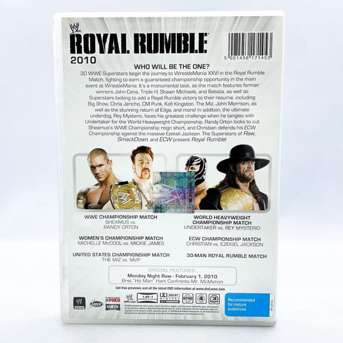 WWE Royal Rumble 2010 - Wrestling DVD