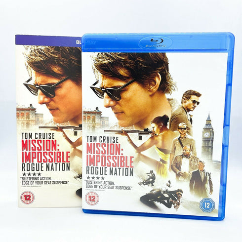 Mission Impossible: Rogue Nation, with SLIPCOVER Blu-Ray DVD Tom Cruise