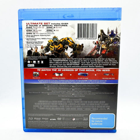 Transformers: Dark of the Moon 3D Limited Edition - Blu-Ray DVD