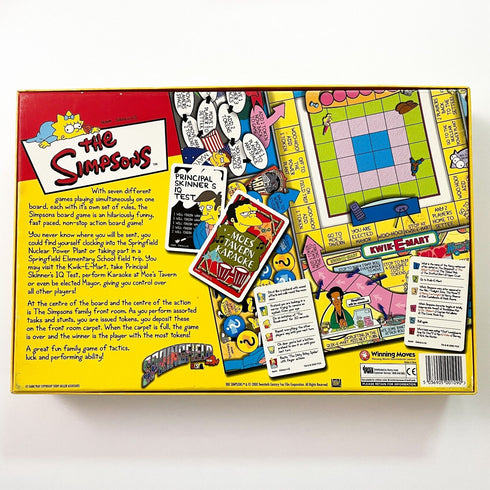 The Simpsons Board Game Springfield 2000 Vintage 99% Complete (Read Description)