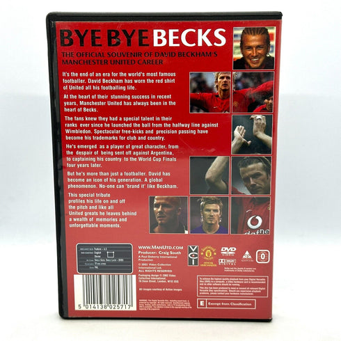 Bye Bye Becks - David Beckham Manchester United - DVD