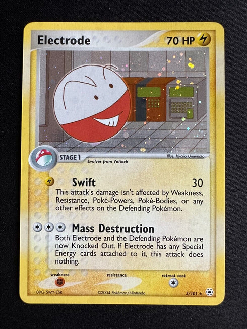 Electrode 5/101 Holo EX Hidden Legends Pokemon Card