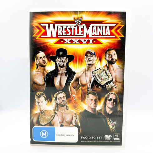 WWE Wrestlemania XXVI (26) 2010 - 2 Disc Set - Wrestling DVD