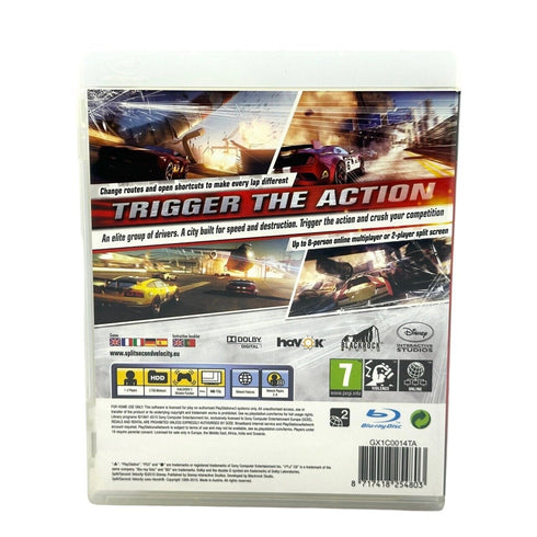 Split Second Velocity - PlayStation 3 / PS3 Game