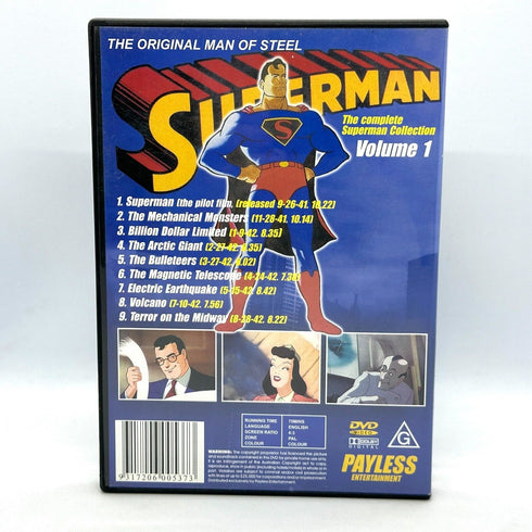 Superman 1940s Complete Collection Volume 1 - DC Animated - DVD