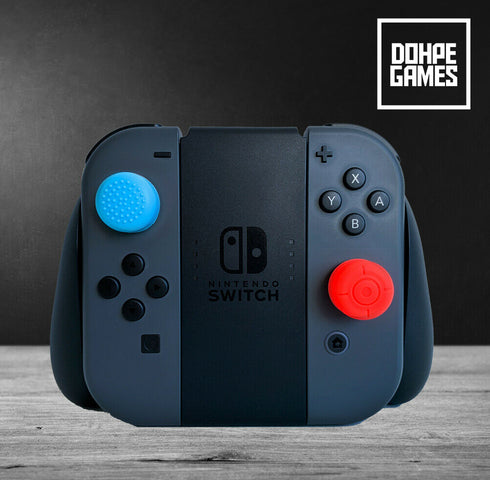 Blue/Red Extended Thumb Grips