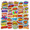 Comic Book Speech Bubble Stickers (Pack of 50)
