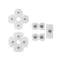 PS4 Conductive Rubber Buttons (JDS-001 / JDS-011)